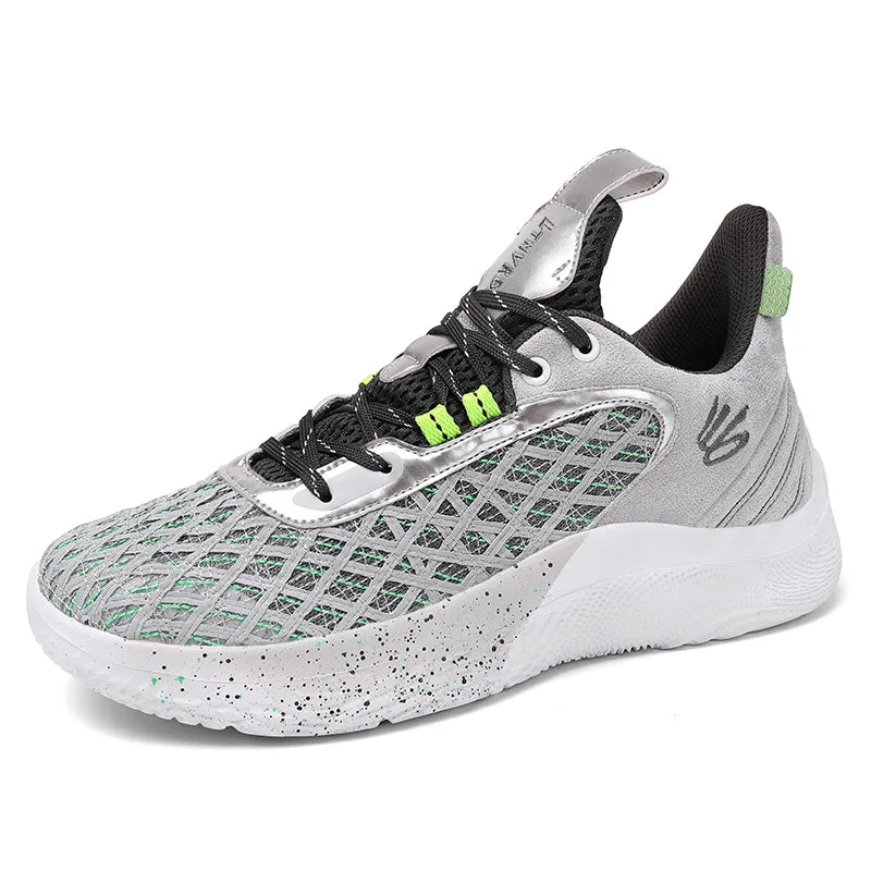 Men's Basketball Sneakers Hard-Wearing Trainers Basketball Boots | 2399