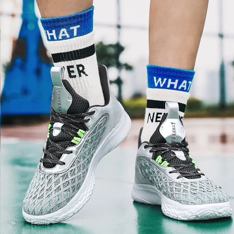 Men's Basketball Sneakers Hard-Wearing Trainers Basketball Boots | 2399