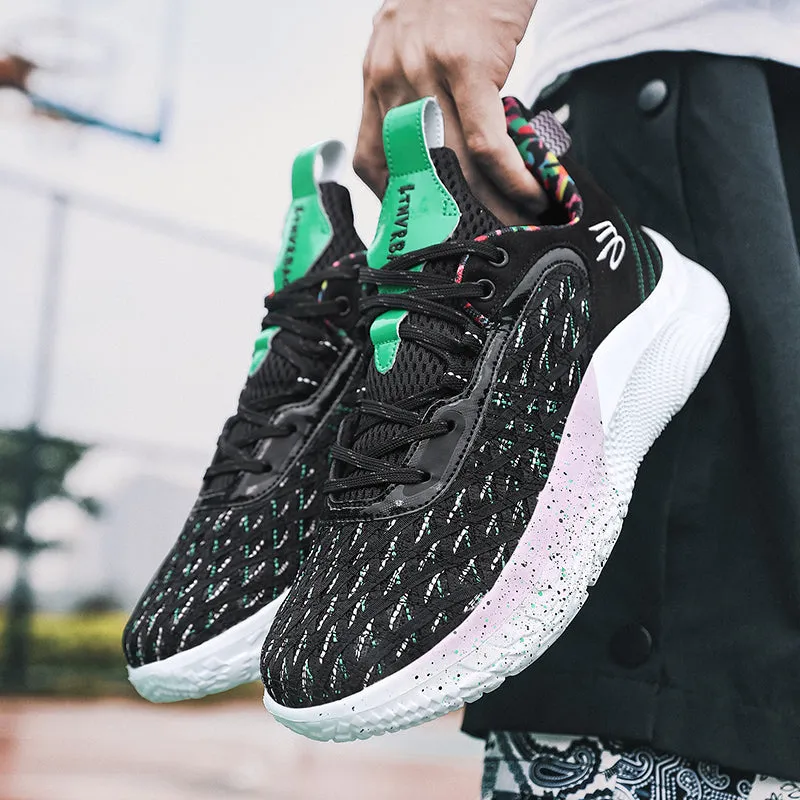 Men's Basketball Sneakers Hard-Wearing Trainers Basketball Boots | 2399