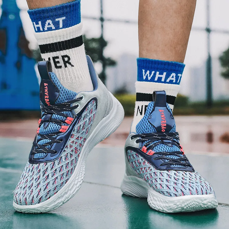 Men's Basketball Sneakers Hard-Wearing Trainers Basketball Boots | 2399