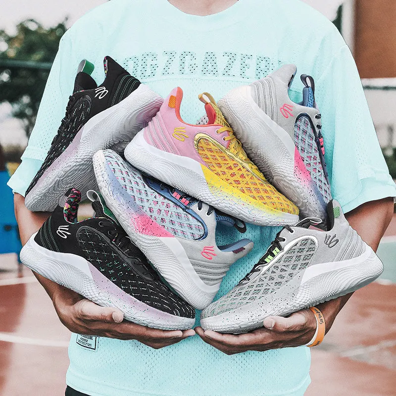 Men's Basketball Sneakers Hard-Wearing Trainers Basketball Boots | 2399