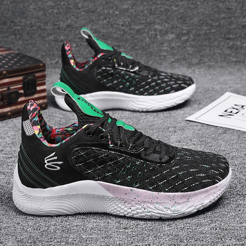 Men's Basketball Sneakers Hard-Wearing Trainers Basketball Boots | 2399
