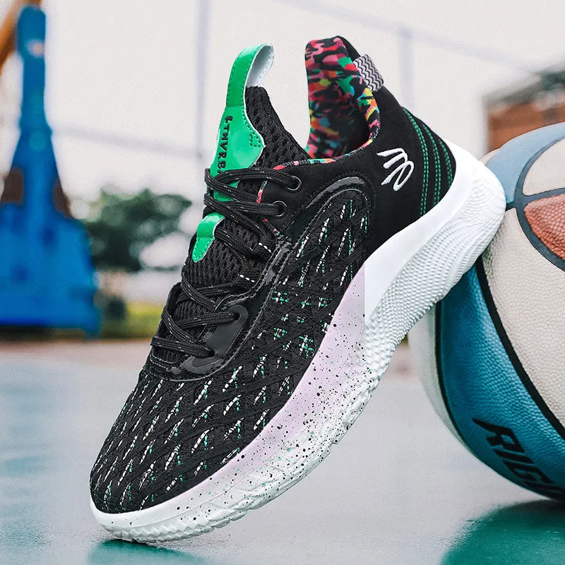 Men's Basketball Sneakers Hard-Wearing Trainers Basketball Boots | 2399