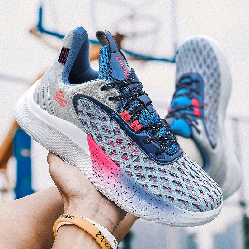 Men's Basketball Sneakers Hard-Wearing Trainers Basketball Boots | 2399