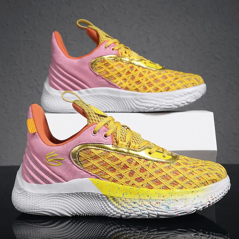 Men's Basketball Sneakers Hard-Wearing Trainers Basketball Boots | 2399