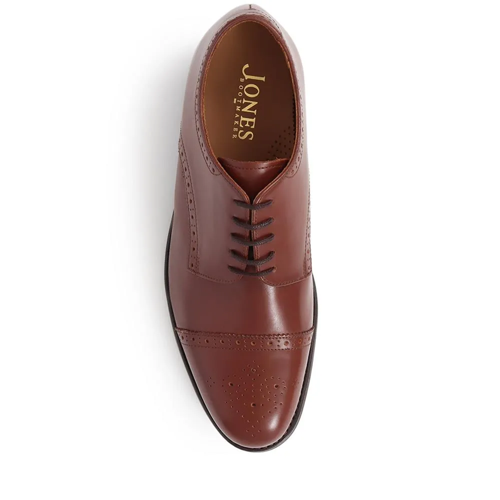 Mile End Goodyear Welted Polished Leather Brogues - MILEEND2 / 318 986
