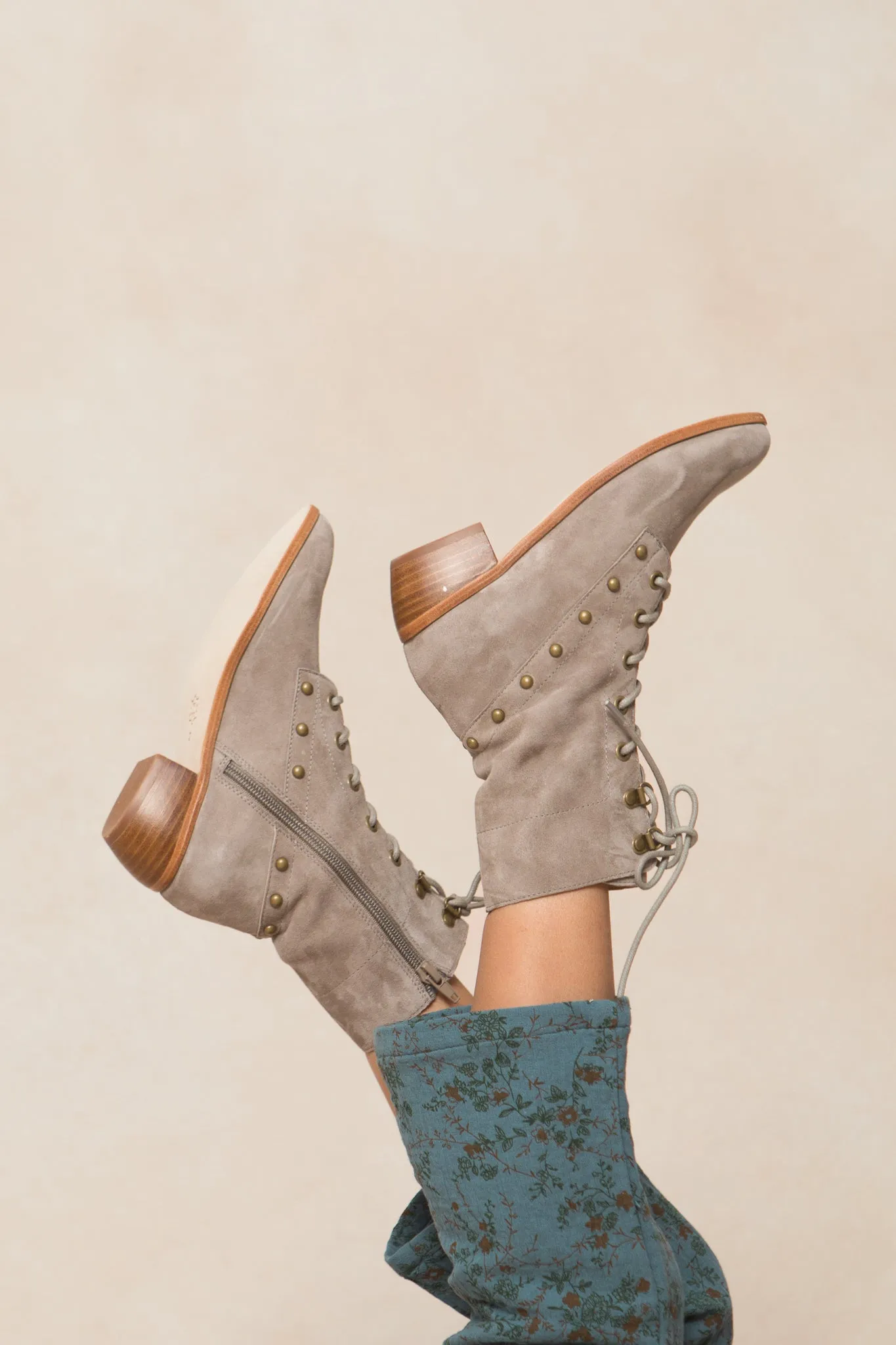 Mini Darcy Lace Up Studded Boot - FINAL SALE
