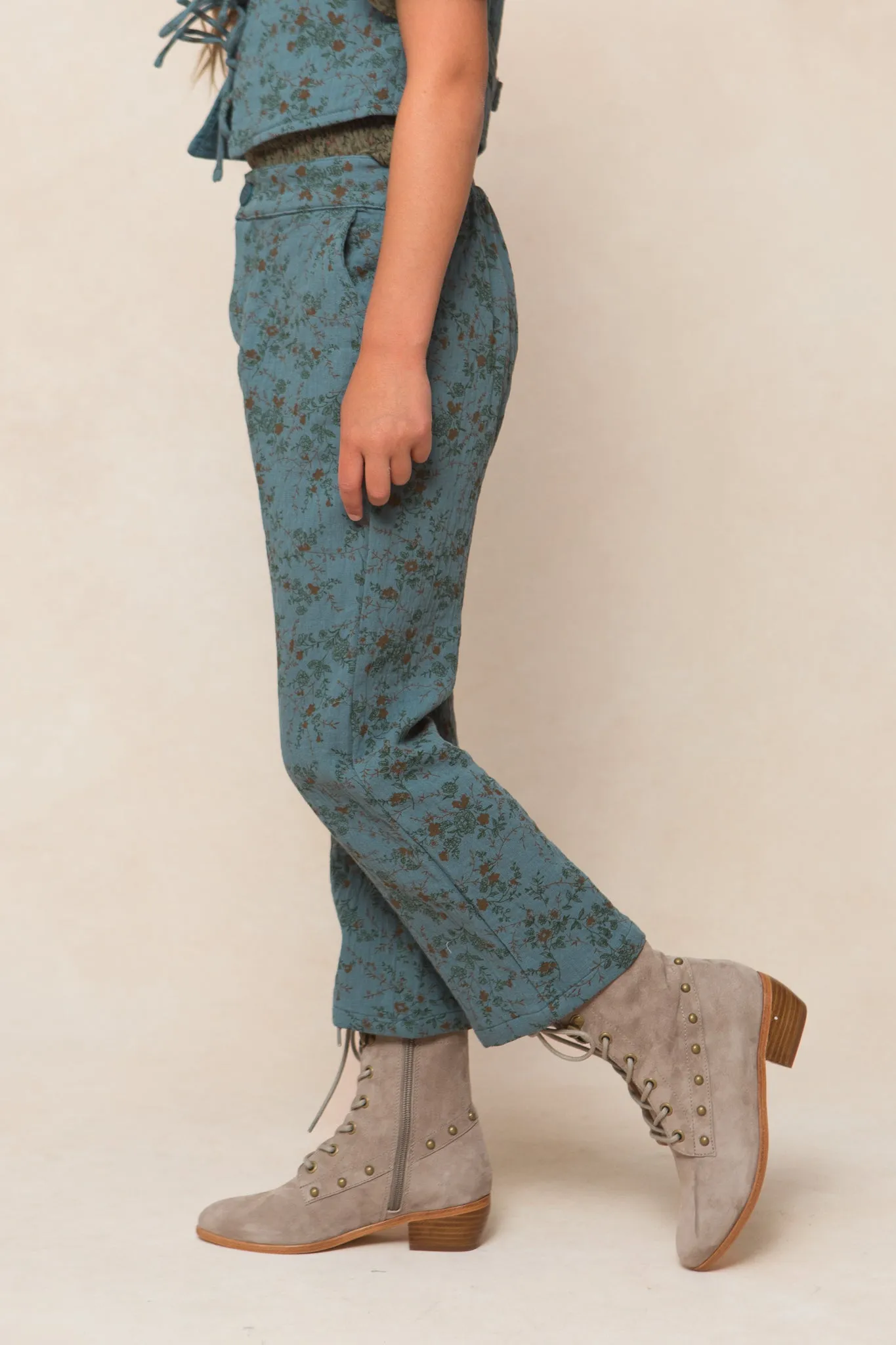 Mini Darcy Lace Up Studded Boot - FINAL SALE
