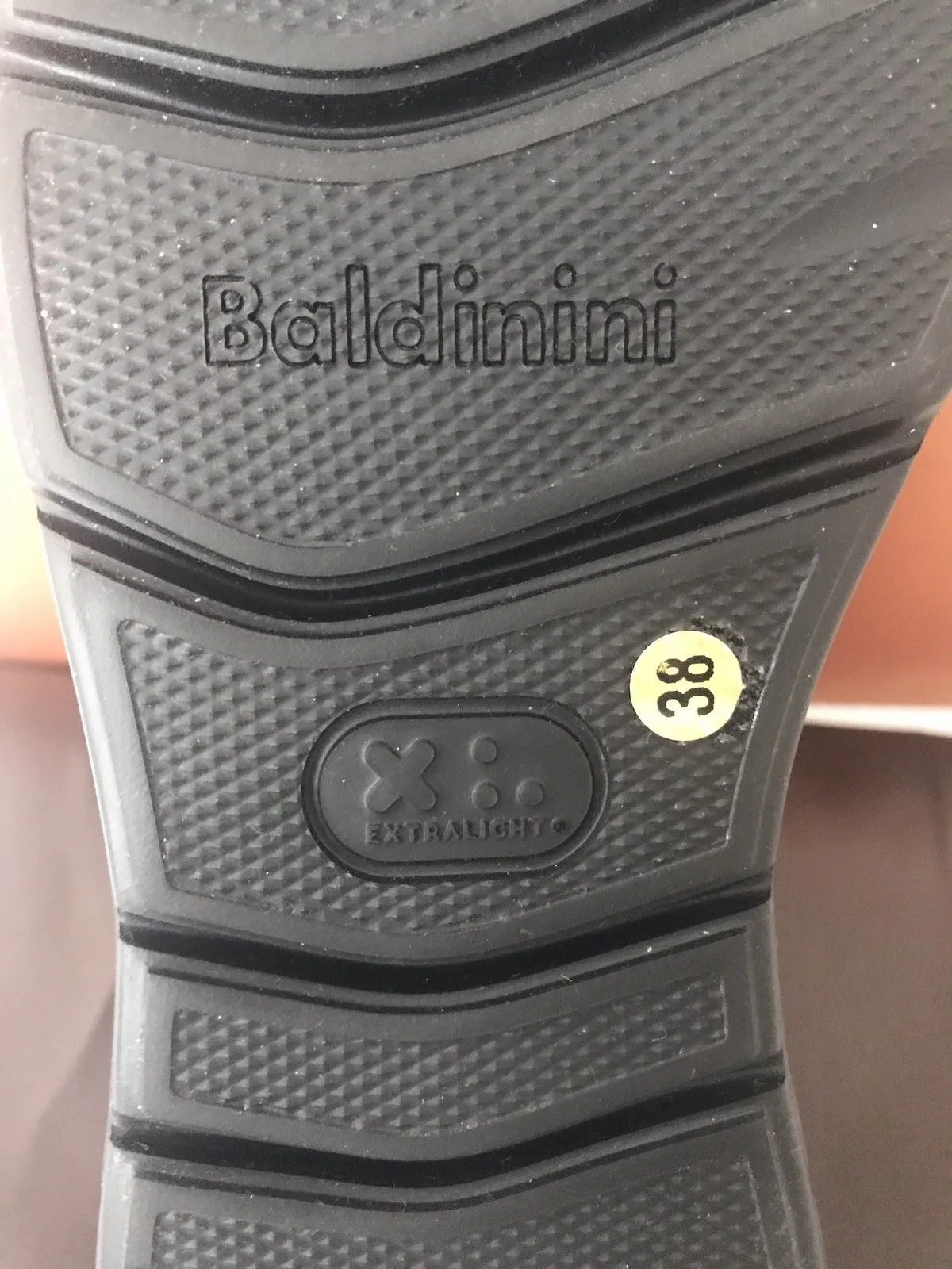 NIB $580 Baldinini Women’s  Studded Sneakers 748465  Black 37 Eu Made in Italy