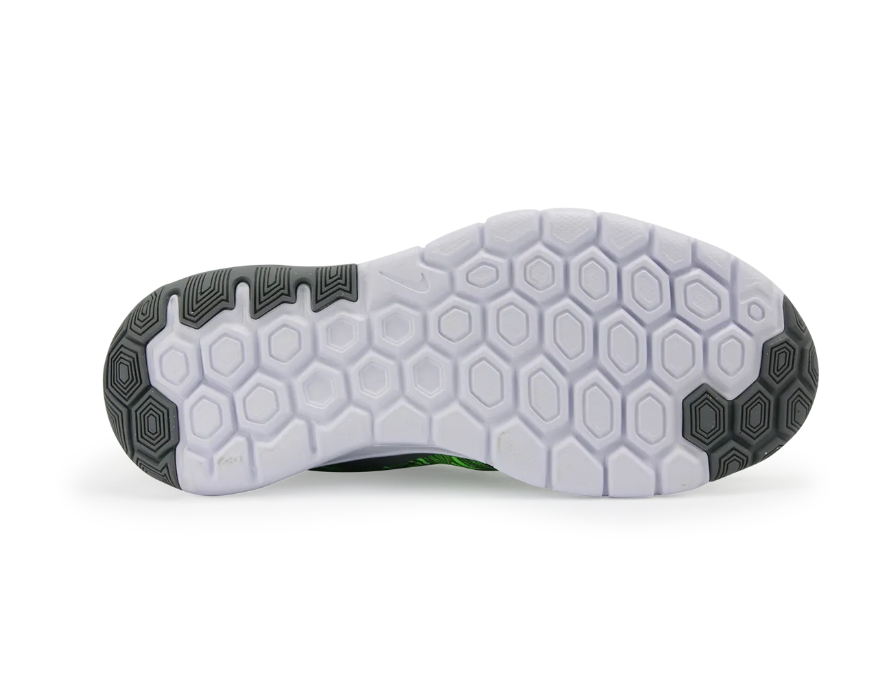 Nike Kids Flex Experience 4 Print GS Electric Green/Black/Grey/White