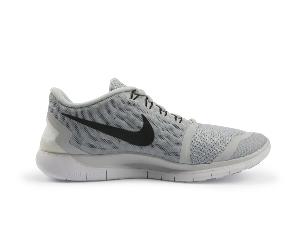 Nike Men's Free 5.0 Running Shoes Pure Platinum/Black/Wolf Grey