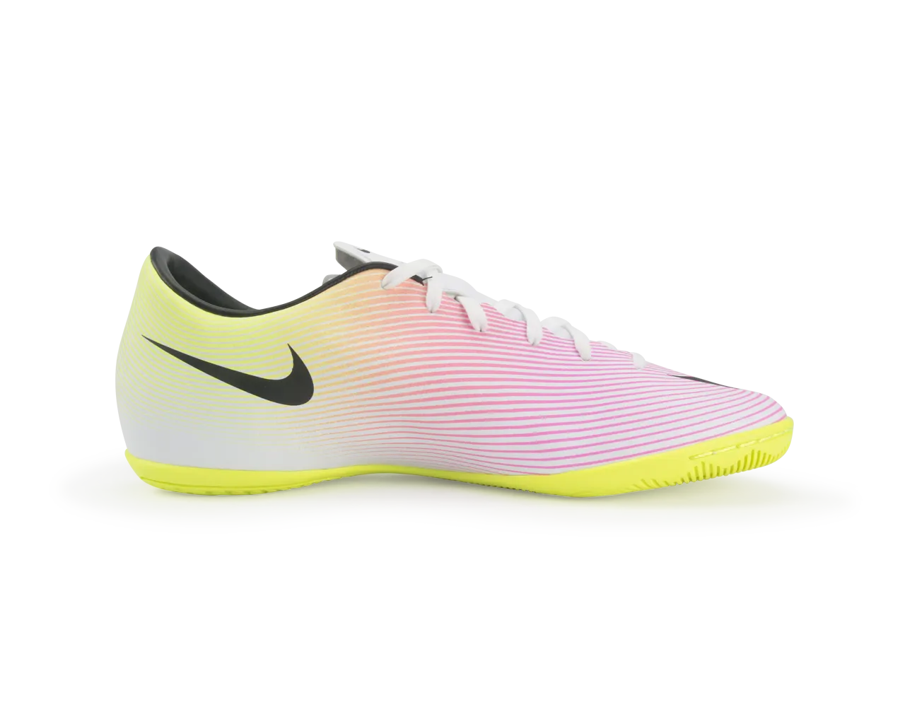 Nike Men's Mercurial Victory V Indoor Soccer Shoes White/Black/Volt