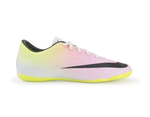 Nike Men's Mercurial Victory V Indoor Soccer Shoes White/Black/Volt