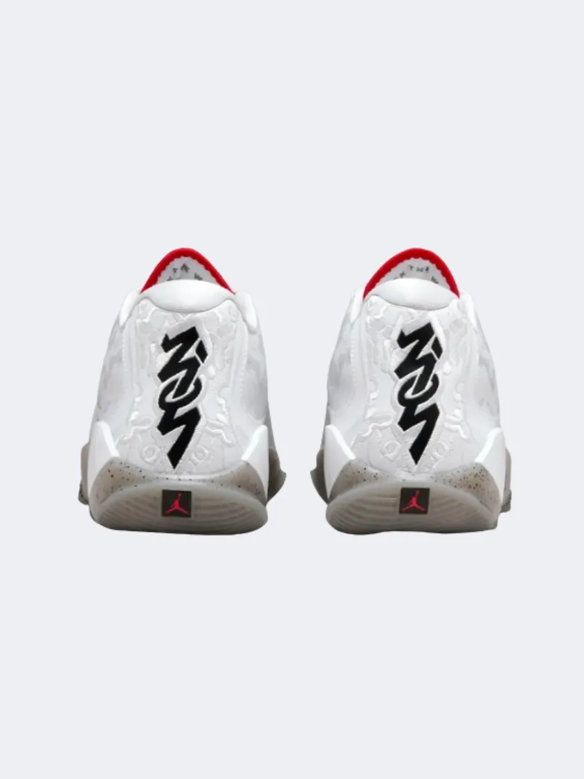 Nike Zion 3 Men Basketball Shoes White/Grey/Red