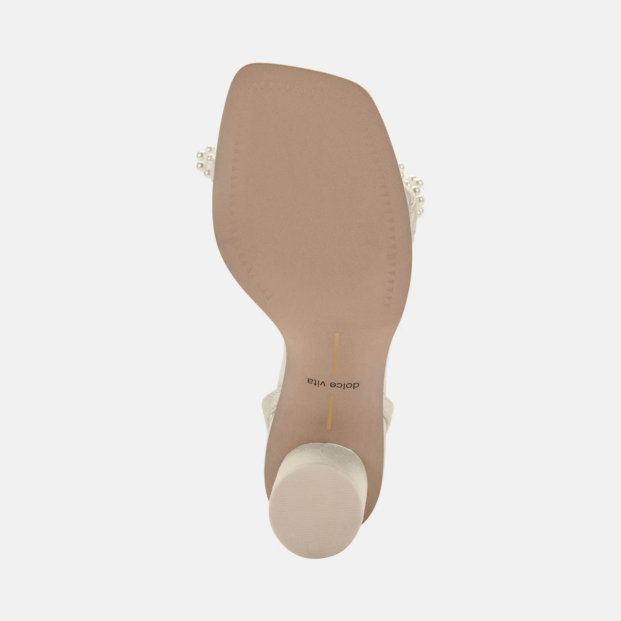 NORY WIDE HEELS VANILLA PEARLS