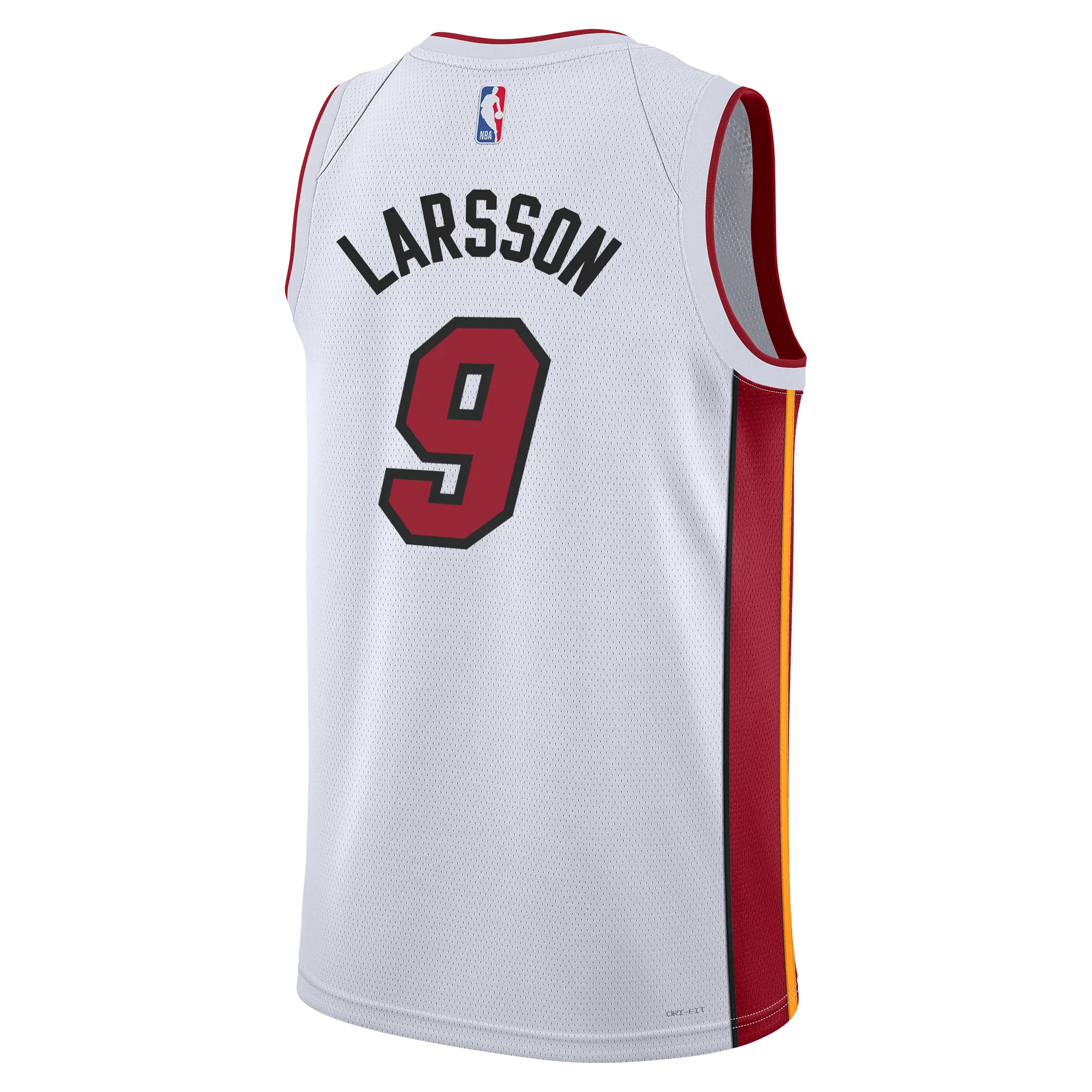 Pelle Larsson Nike Miami HEAT Association White Swingman Jersey