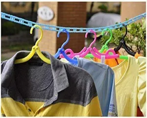 Plastic Cloth Hanging Rope Clothesline - 5 Meters