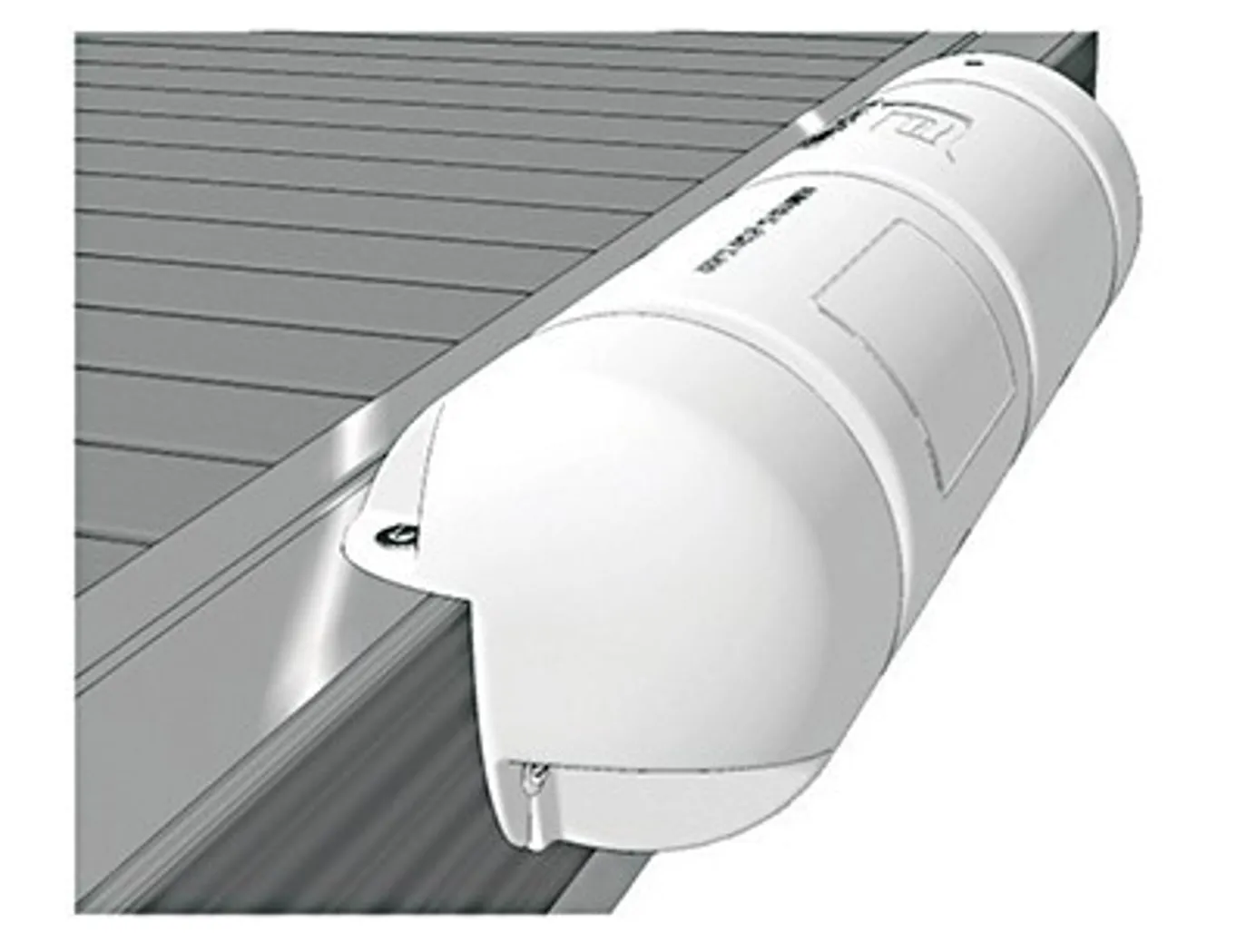 Plastimo Bumper 3/4 Dock Fender - 90 x 25cm - 2 Colours - White or Navy