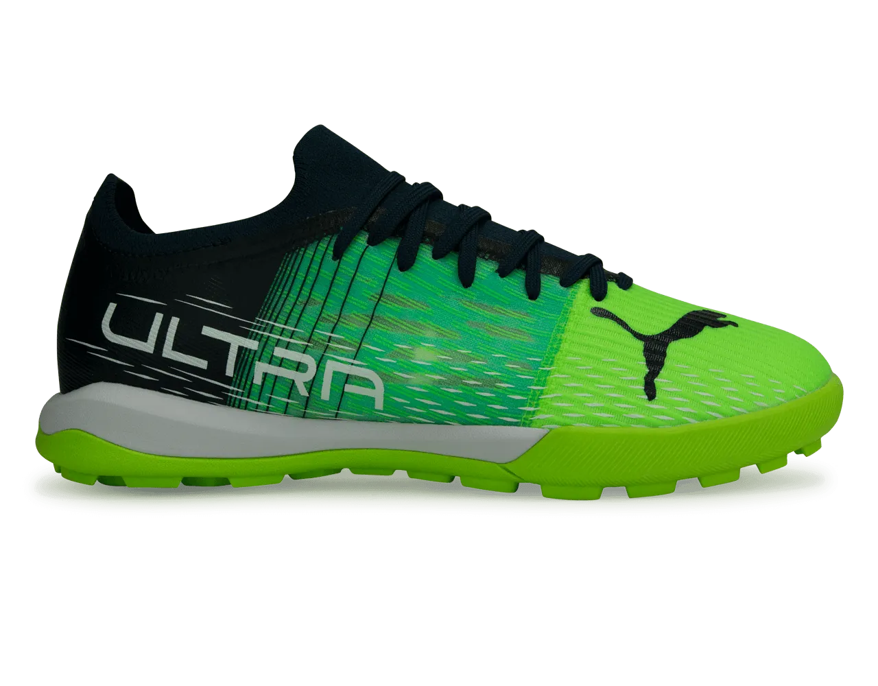PUMA Men's Ultra 3.3 TT Turf Soccer Shoes Green/Black