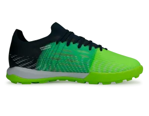 PUMA Men's Ultra 3.3 TT Turf Soccer Shoes Green/Black