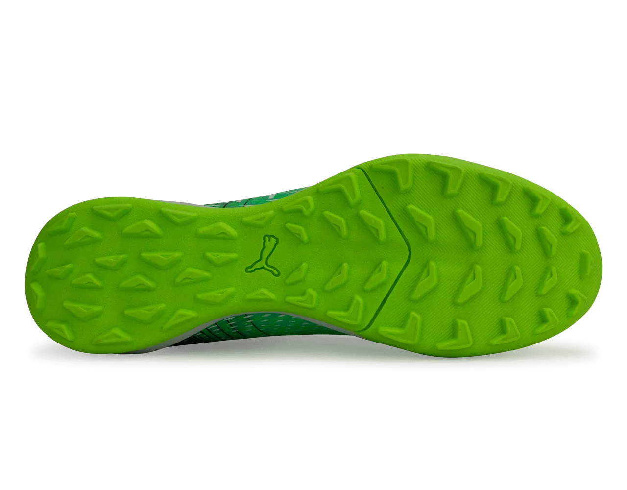 PUMA Men's Ultra 3.3 TT Turf Soccer Shoes Green/Black