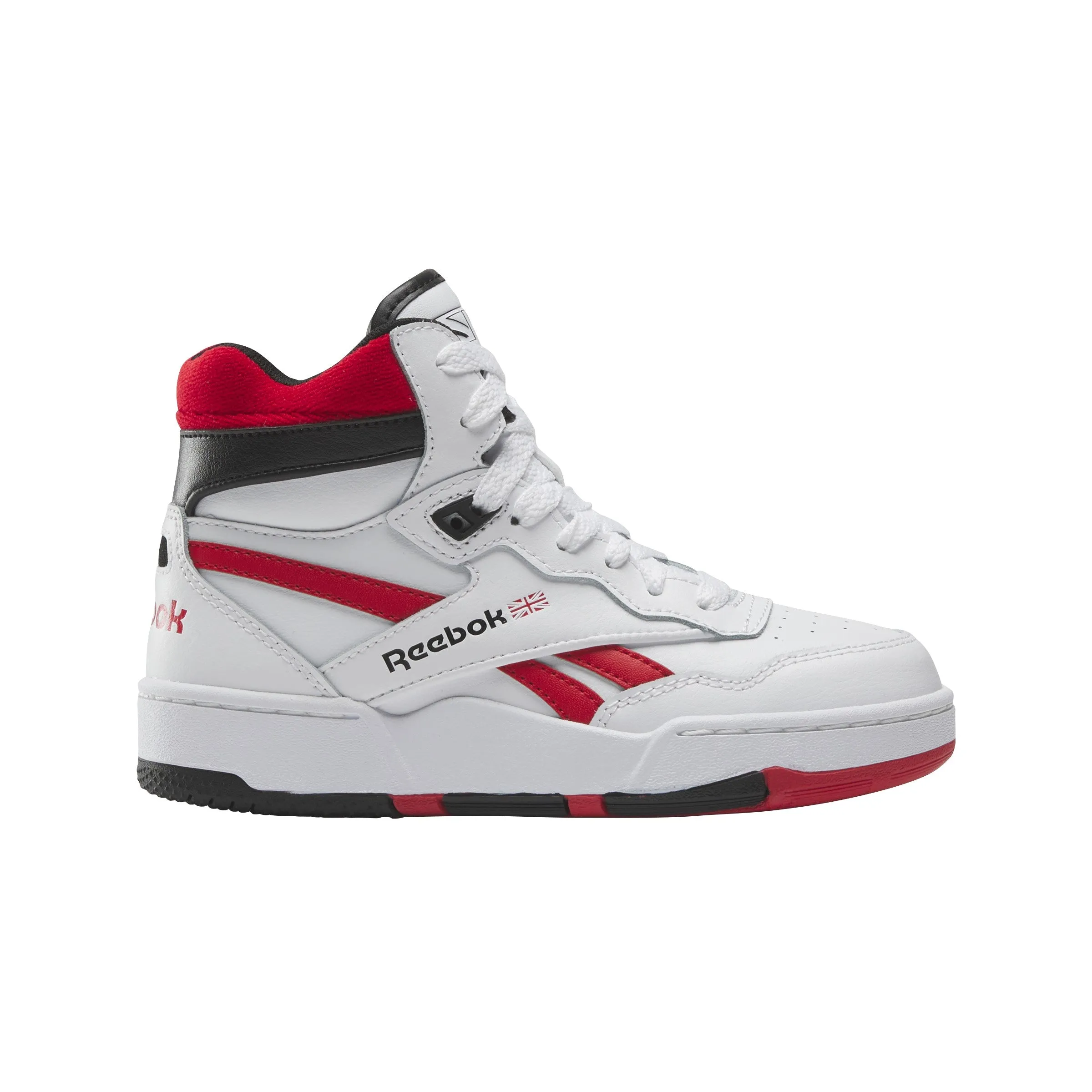 REEBOK BB 4000 II MID YOUTH - RED BLACK