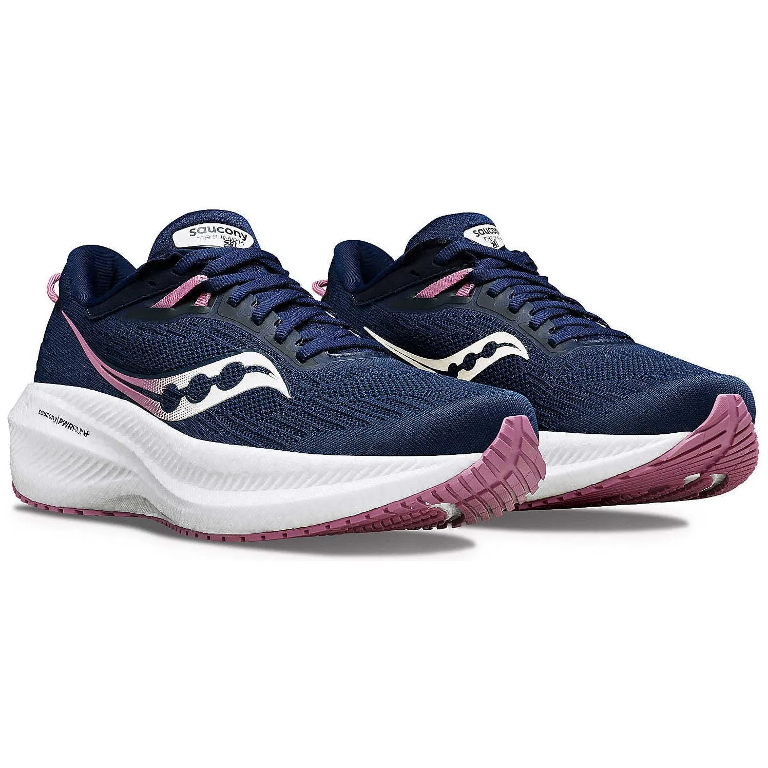 Saucony Triumph 21 Womens Running Shoes - Navy
