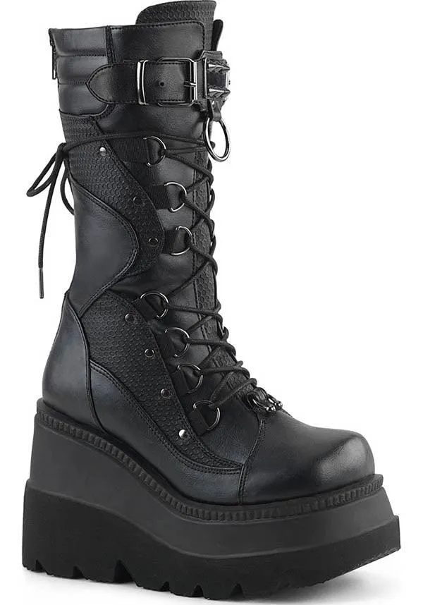 SHAKER-70 [Black] | PLATFORM BOOTS [IN STOCK]