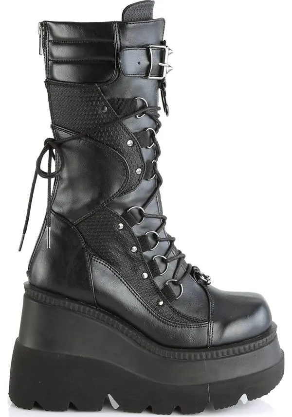 SHAKER-70 [Black] | PLATFORM BOOTS [IN STOCK]