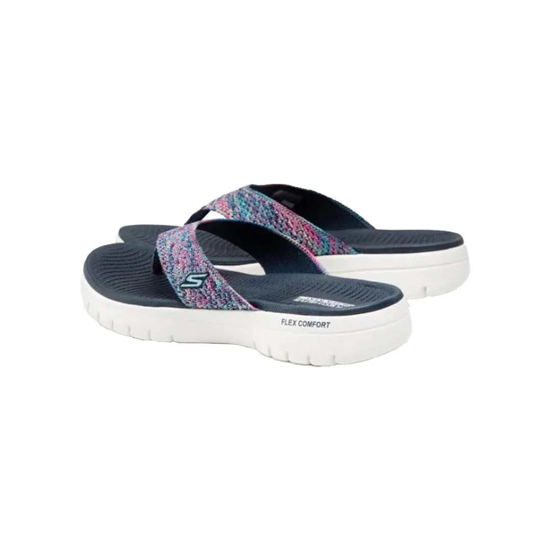 Skechers On-The-Go Flex Accent Womens Slipper Navy/Multi - 140284-NVMT