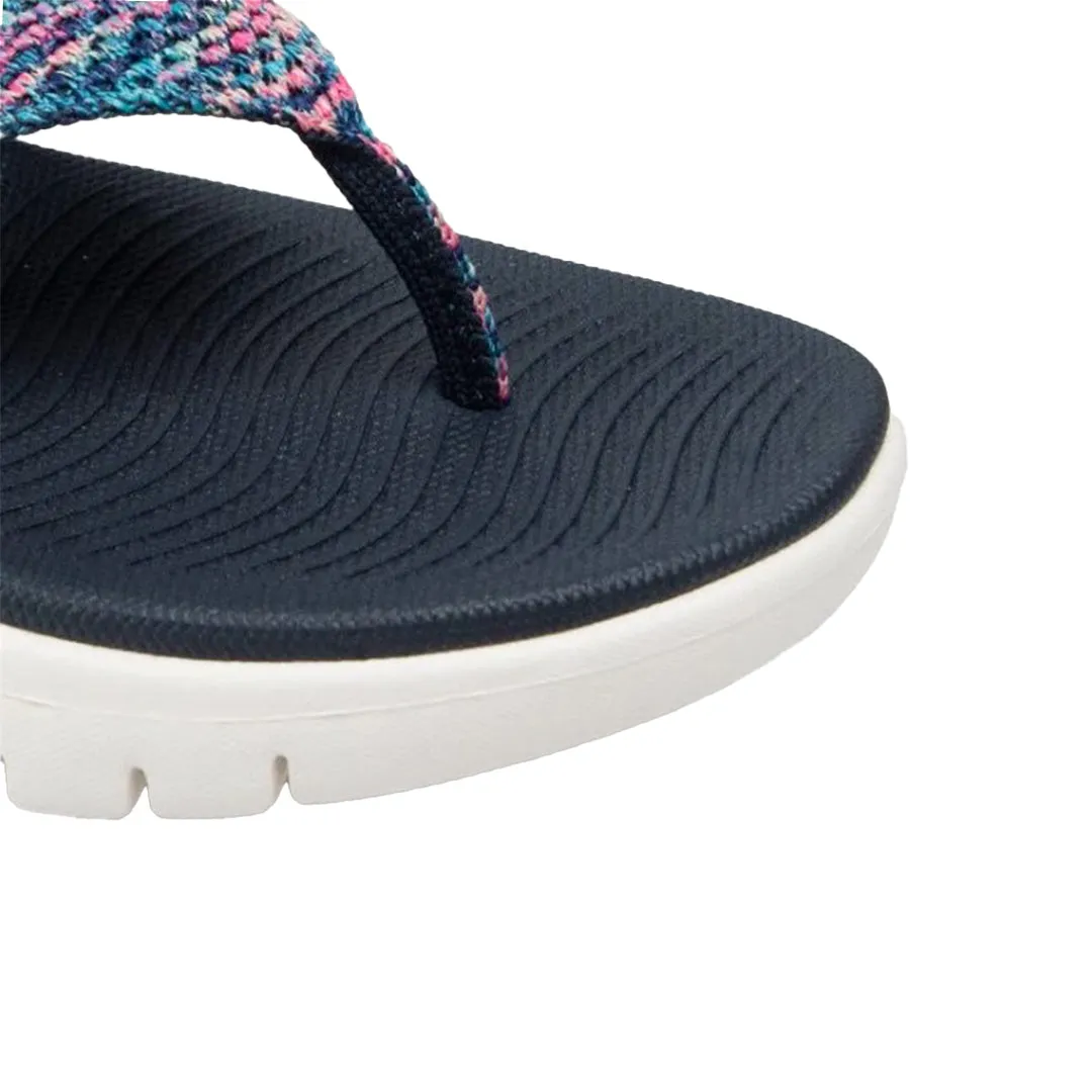 Skechers On-The-Go Flex Accent Womens Slipper Navy/Multi - 140284-NVMT