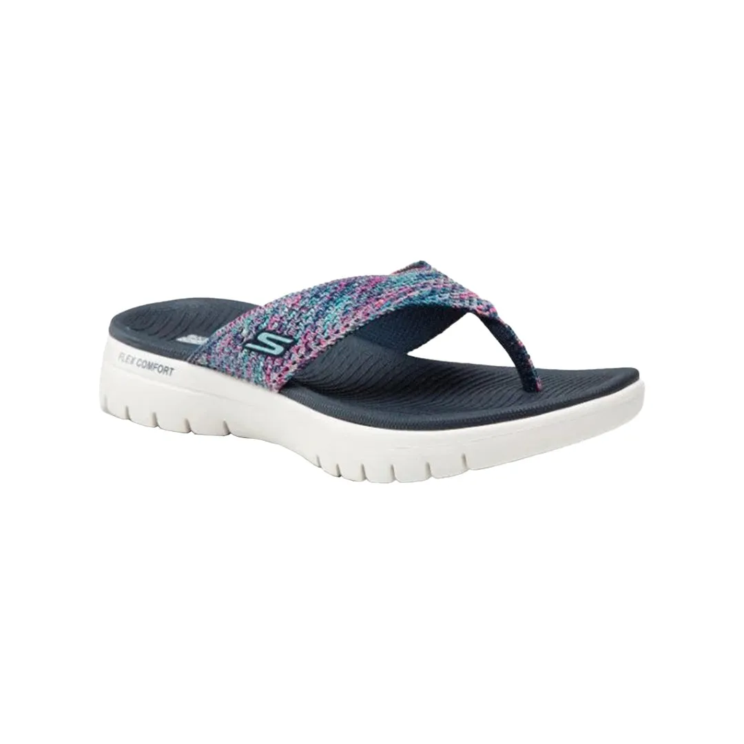 Skechers On-The-Go Flex Accent Womens Slipper Navy/Multi - 140284-NVMT