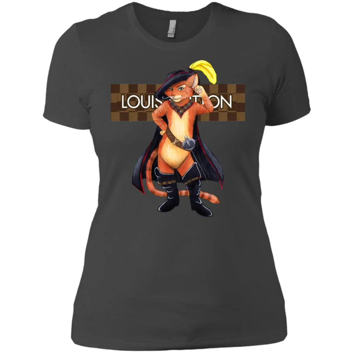 Supreme Puss In Boots T-shirt Women Cotton T-Shirt