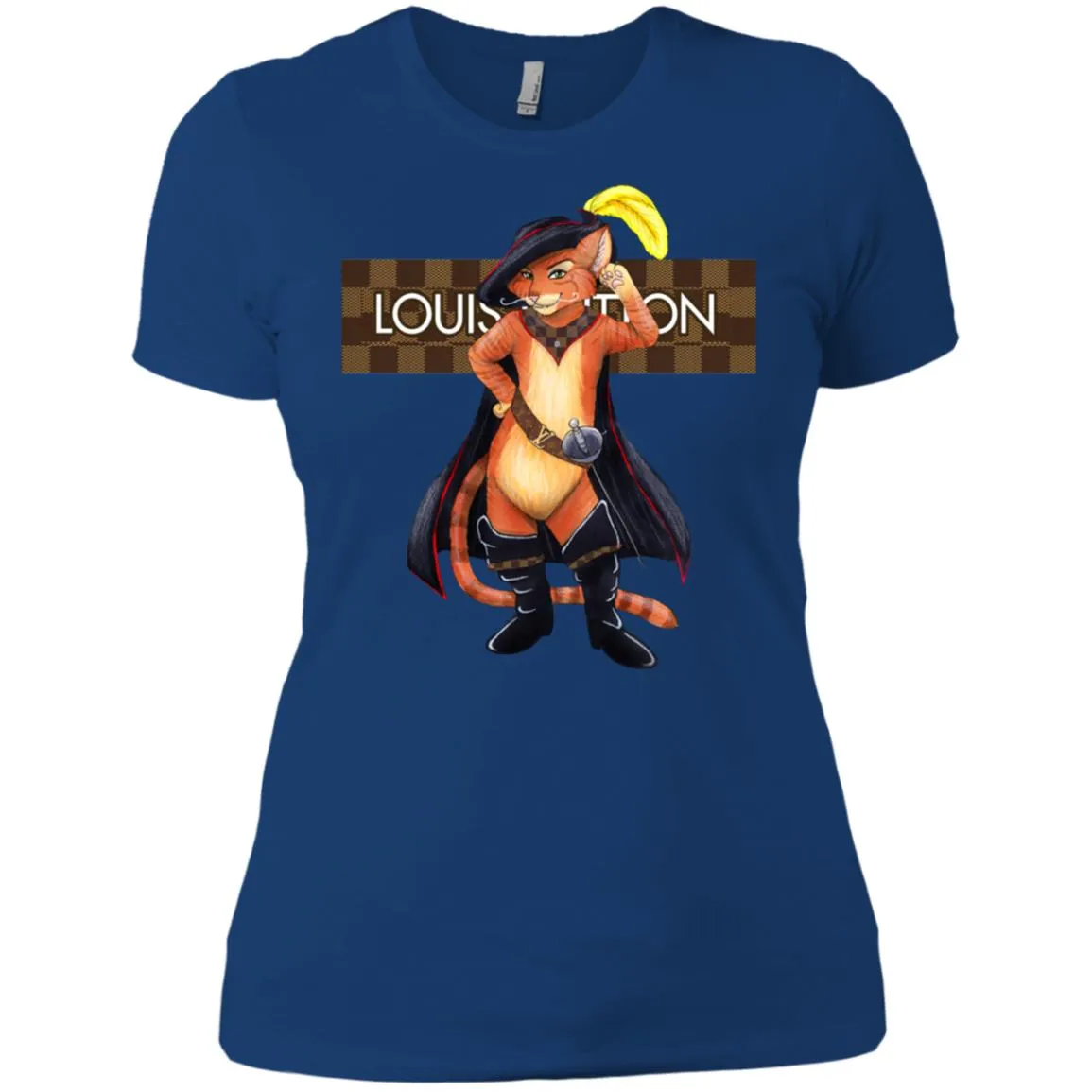 Supreme Puss In Boots T-shirt Women Cotton T-Shirt