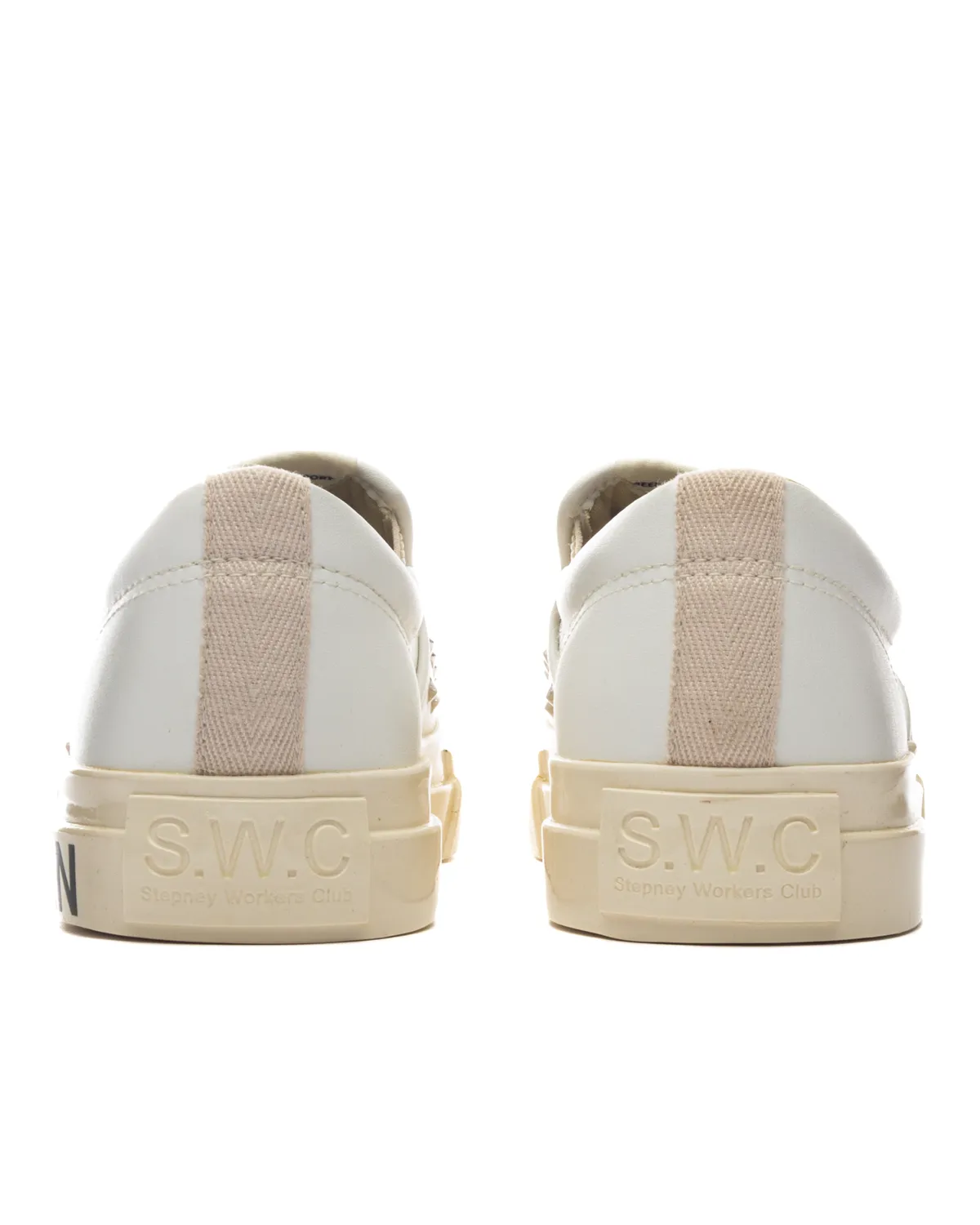 SWC x JWM Studded Slip On White