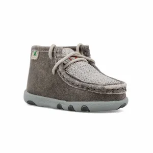 Twisted X Infants Grey Chukka Driving Moc Shoe ICA0012