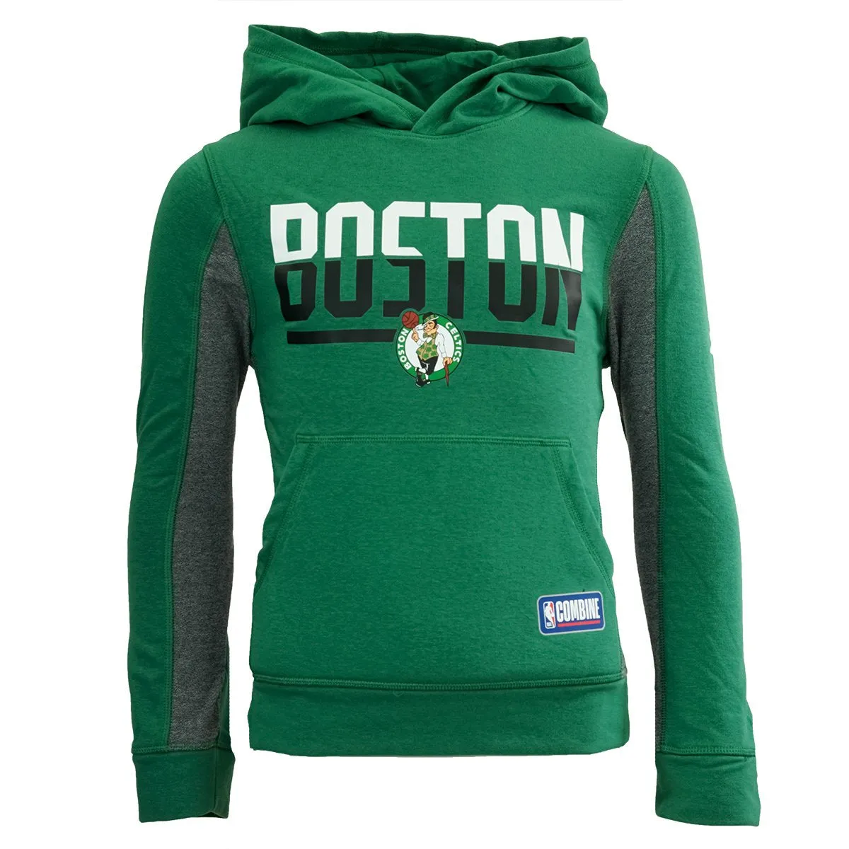 Under Armour Boy's NBA Combine Sweatshirt Boston Green L