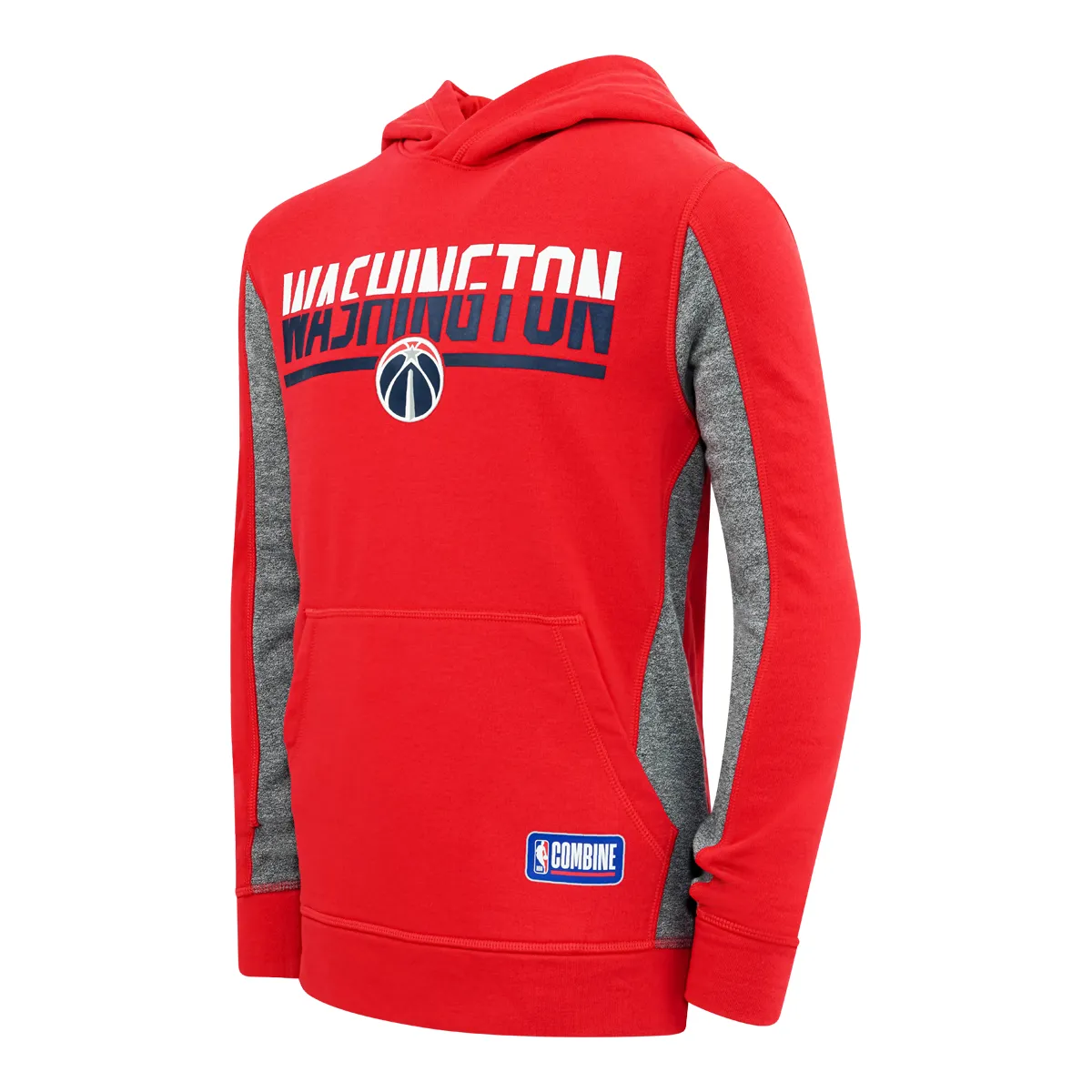 Under Armour Boy's NBA Combine Sweatshirt Washington Red M