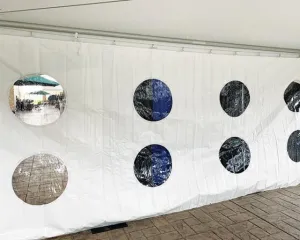 Wall, 8' x 20' Port Hole Rod Tensioned