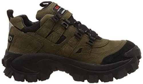 Woodland Men's Olive Green Leather Boots - 7 UK/India (41 EU)